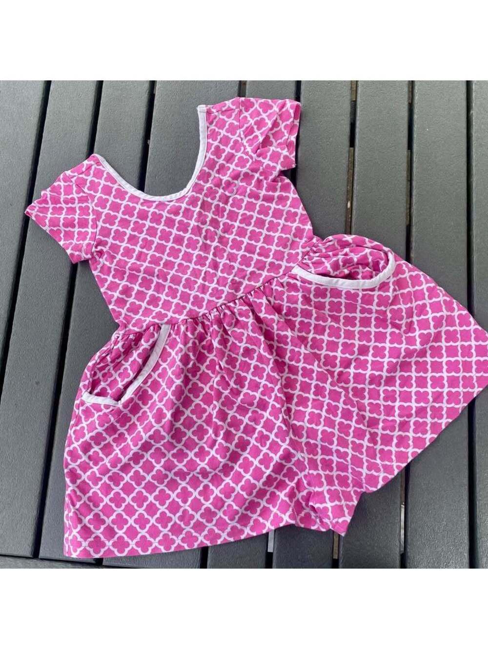 Eleanor Rose “Joy” Romper Pink Size 5-6 years